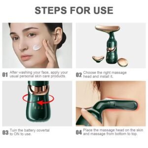 Facial & Neck Massager – 2024 New Beauty Tool for Skin Firming & Care