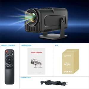 HY320 4K Smart Projector – Android 11 Portable Home Cinema with Dual WiFi6 & BT5.0