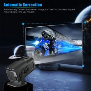 HY320 4K Smart Projector – Android 11 Portable Home Cinema with Dual WiFi6 & BT5.0