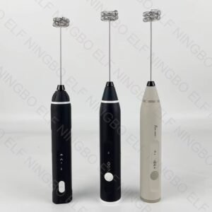 Mini Electric Milk Frother – 3-Speed Handheld Coffee Whisk USB & Battery Powered