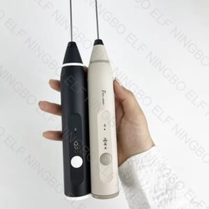 Mini Electric Milk Frother – 3-Speed Handheld Coffee Whisk USB & Battery Powered
